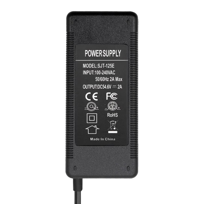 Chargeur 48v (sortie 54,6v) 2A DC connecteur 5,5mm