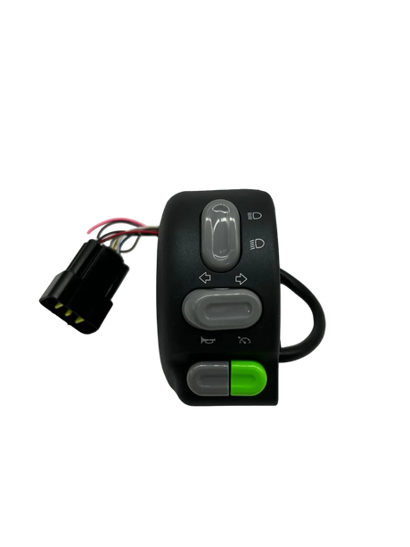 EK1 & EK3 | COMMODO GAUCHE, vue principale de face, pièce de rechange certifiée (Commandes / Commodos) compatible Volt pour trottinette électrique.