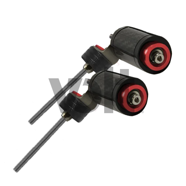 CARBON REVO SUPPORT DE PHARE AVANT (PAIRE) - NINEBOT
