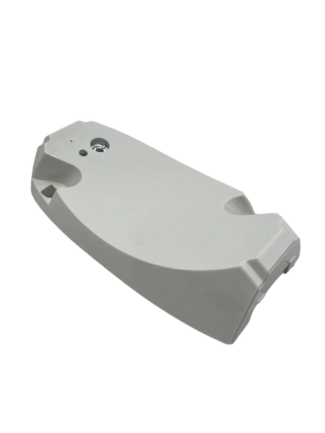 KS-14D | COQUE SUPERIEURE BLANCHE AVEC BOUTON POWER, vue principale de face, pièce de rechange certifiée (Couvercles et protections) compatible Volt pour gyroroue et monocycle électrique.