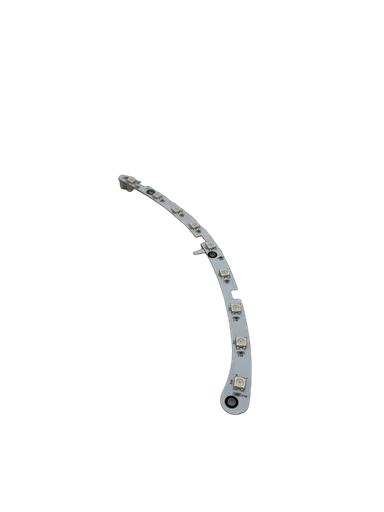 KS-16S | BANDE LED LATERALE DROITE, vue principale de face, pièce de rechange certifiée (Réflecteurs) compatible Volt pour gyroroue et monocycle électrique.