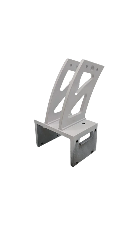 ROVORON KULLTER | BRAS DE POTENCE PARTIE INFÉRIEURE BLANC, vue principale de face, pièce de rechange certifiée (Guidons et potences) compatible Volt pour trottinette électrique.
