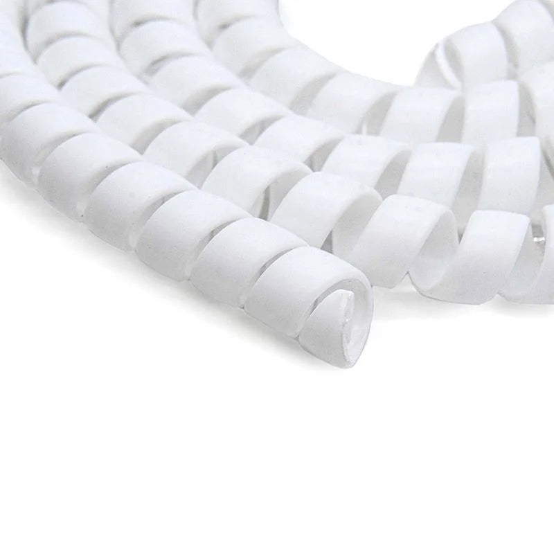 Gaine protége câbles blanc - 110cm