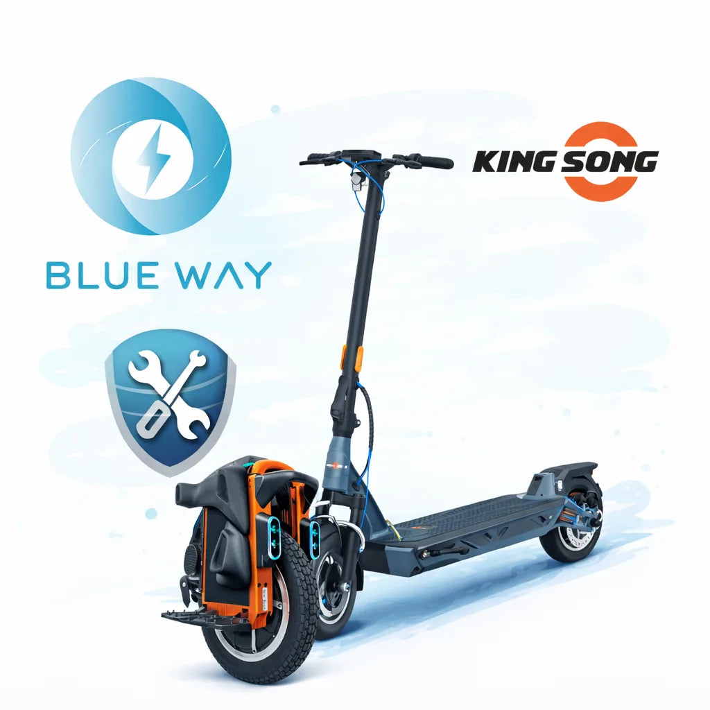 Trottinette Électrique Tout-Terrain Blueway – Performance, Confort et Autonomie