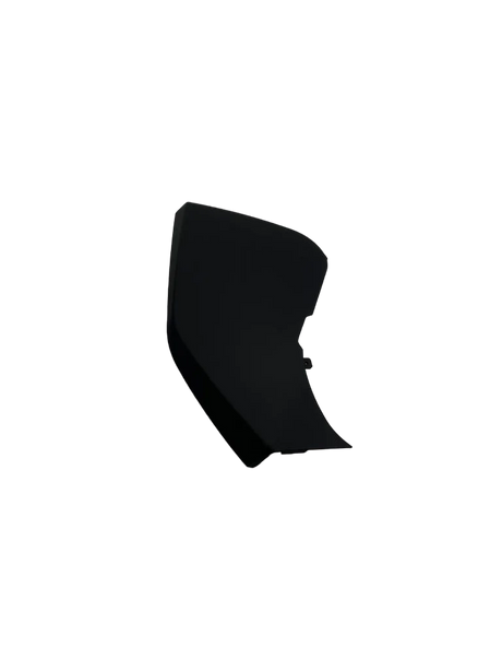 KS-S18 | COQUE NOIRE GAUCHE, vue principale de face, pièce de rechange certifiée (Couvercles et protections) compatible Volt pour gyroroue et monocycle électrique.
