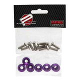 Rondelle JDM violette avec vis M6x16 - 10 pcs