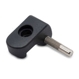 Crochet en acier inoxydable noir avec tige de 6mm pour Xiaomi Mi3