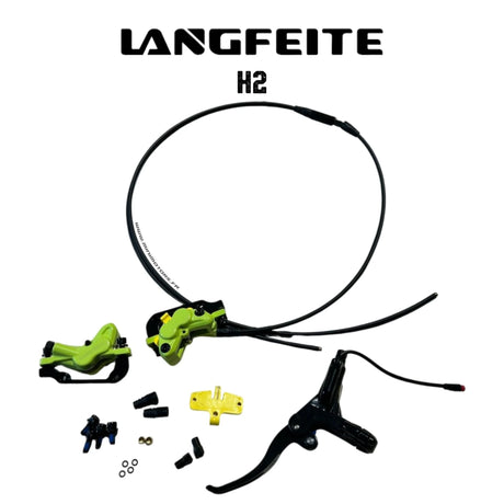 LANGFEITE H2 | KIT FREIN HYDRAULIQUE DROIT, vue principale de face, pièce de rechange certifiée (Pièces de frein) compatible Volt pour trottinette électrique.