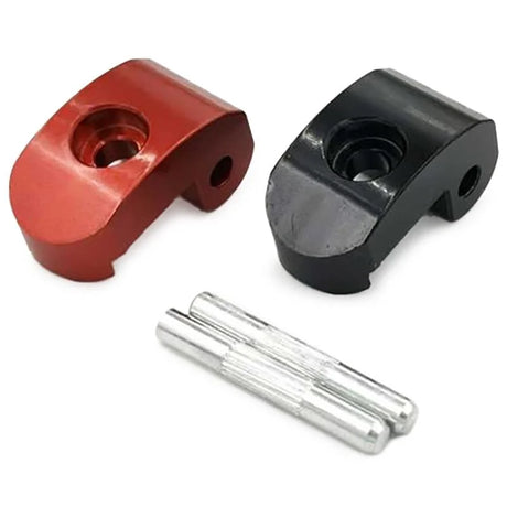 Crochet en acier inoxydable noir avec pingle 5 mm pour trottinette électrique Xiaomi, pièce de fixation robuste et résistante.