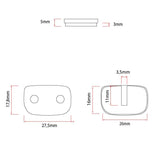 Plaquette de frein RS003-R en résine - 2pcs