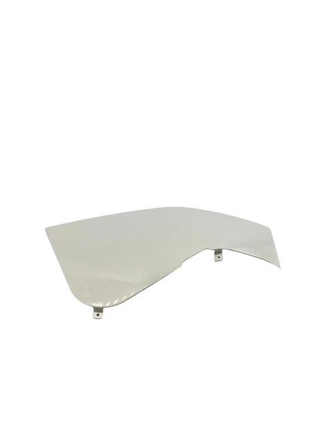KS-S18 | COQUE DROIT BLANCHE, vue principale de face, pièce de rechange certifiée (Couvercles et protections) compatible Volt pour gyroroue et monocycle électrique.