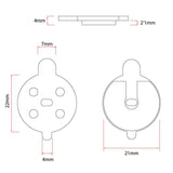 Plaquette de frein CT001-R en résine pour NIU - 2pcs