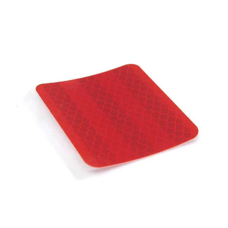 Autocollant réfléchissant 50x60mm rouge pour garde-boue Xiaomi