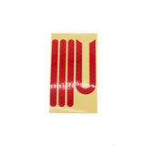 Autocollant réfléchissant rouge pour réflecteur Xiaomi - 10 pcs.