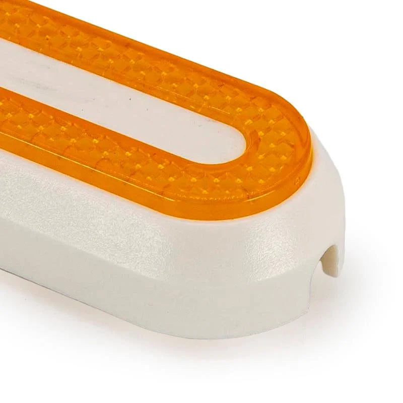 Catadioptre blanc avec réflecteur jaune pour Xiaomi