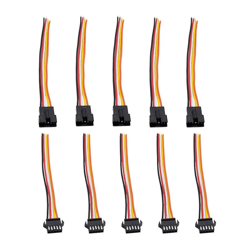 Connecteur SM 5 broches avec Câble 22AWG - 5M/5F