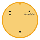 Accélérateur à ouverture totale avec connecteur SM 25cm noir - modèle 1