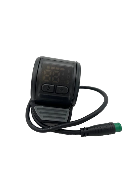 KUICKWHEEL M16 | DISPLAY COMPLET AVEC ACCÉLÉRATEUR, vue principale de face, pièce de rechange certifiée (Écrans / Displays) compatible Volt pour trottinette électrique.