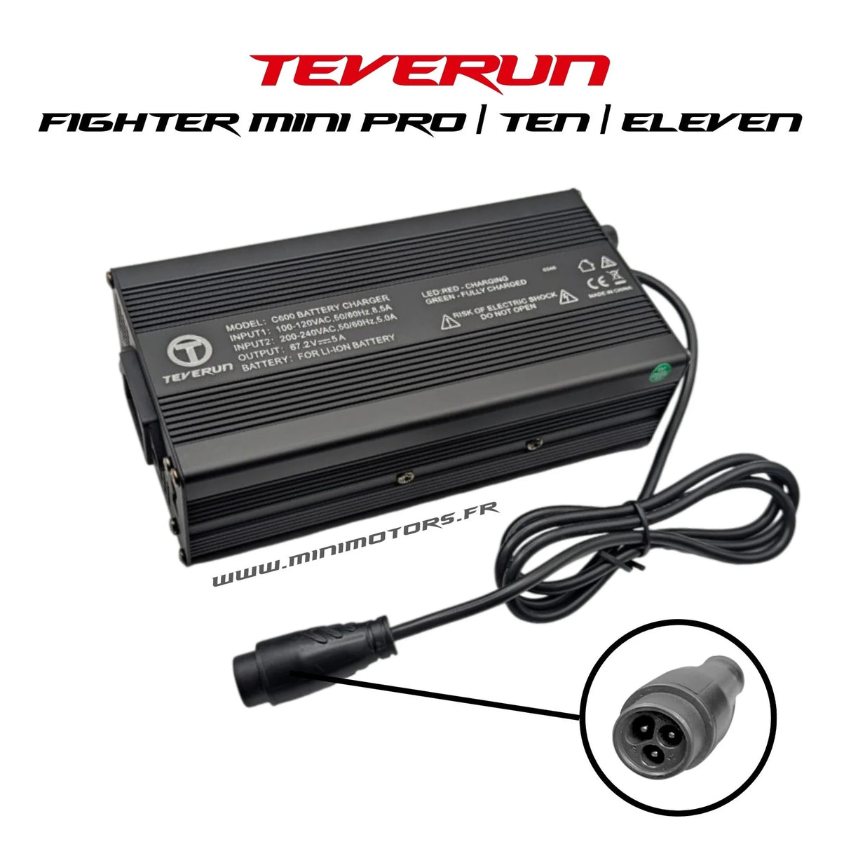 TEVERUN FIGHTER 10 & 11 & MINI PRO | CHARGEUR RAPIDE 67.2V 5A