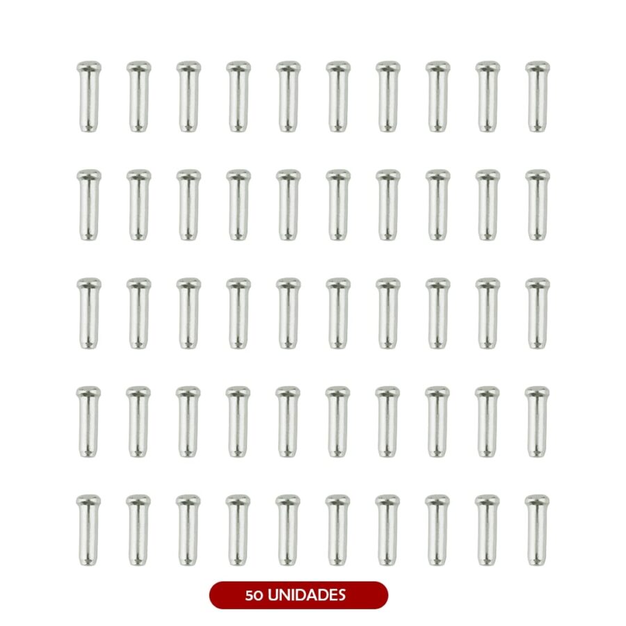 Bouchon de câble de frein argenté (Pack 50)