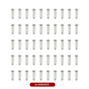 Bouchon de câble de frein argenté (Pack 50)