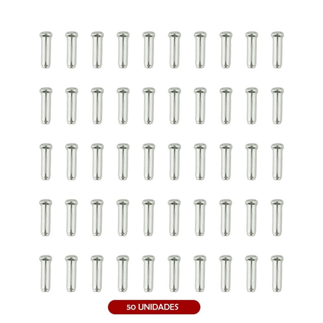 Bouchon de câble de frein argenté (Pack 50)