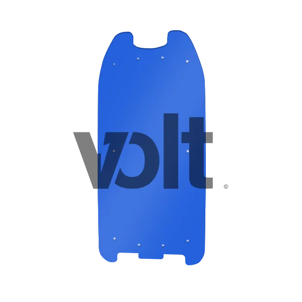 CARBON REVO DOUBLURE DE DECK 3MM BABY BLUE - DUALTRON 1/RAPTOR