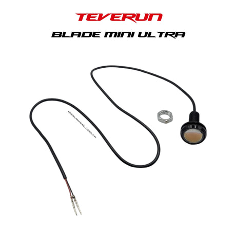 TEVERUN BLADE MINI ULTRA & MINI Q | CLIGNOTANT AR (90MM), vue principale de face, pièce de rechange certifiée (Clignotants) compatible Volt pour trottinette électrique.