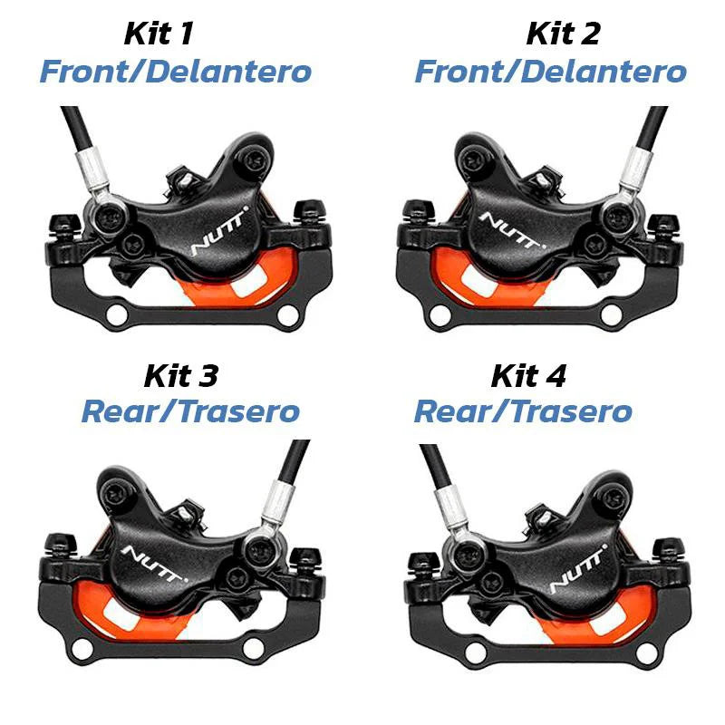 Kit de frein hydraulique noir A5-D Avant R arrière R [NUTT]