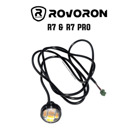 ROVORON R7 & R7 PRO | LED CLIGNOTANT AVANT DROIT, vue principale de face, pièce de rechange certifiée (Clignotants) compatible Volt pour trottinette électrique.