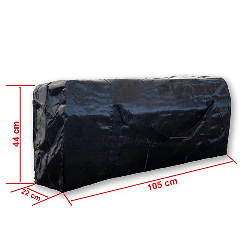 Housse en tissu imperméable 100x40x20 cm noir