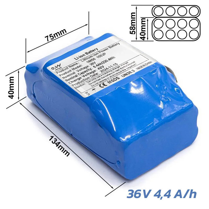 Batterie externe 36v 6.4 à / h [Ewheel]