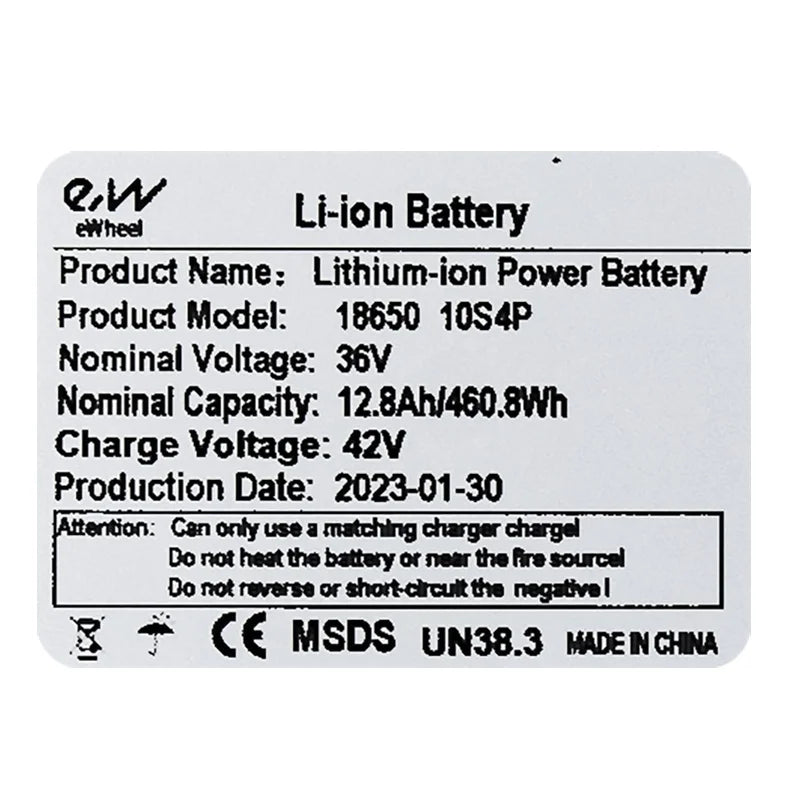 Batterie 36V 12,8 à / H pour Xiaomi Pro / 2 [Ewheel]