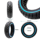 Pneu plein ultraléger offroad ligne bleue 60/70-6,5/B44 [Ewheel]
