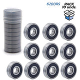 Roulement à billes 6200RS - 10 pièces