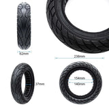 Pneu plein ultraléger 10x2,5/B34mm - ligne noire [Ewheel]
