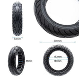 Pneu plein ultraléger 10x2,5-6,5/B44 - ligne noire [Ewheel]