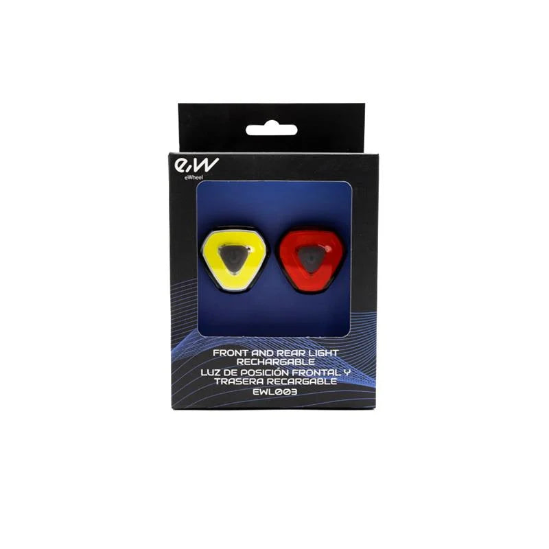 Kit de feux avant et arrière rechargeables à LED haute puissance EWL003