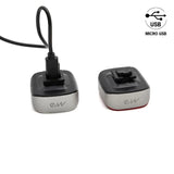 Kit de feux avant et arrière rechargeables haute puissance EWL004