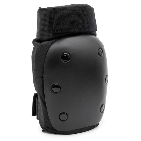 Vue du kit de protection des articulations taille M comprenant genouillères, coudières et protège-poignets, idéal pour trottinette électrique et activités sportives.
