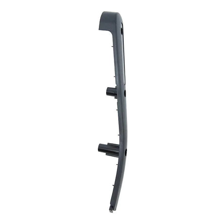 Vue latérale du cache avant noir côté droit compatible avec les trottinettes électriques Ninebot E22, E25 et E45, pièce de remplacement d'origine.