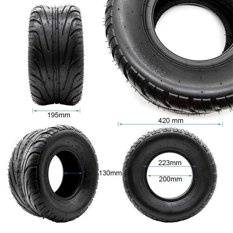 PneuTubeless 18x9,5-8 / 225/55-8 [Feiben]
