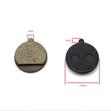 Plaquette de frein CT005-R en résine ronde avec ergot - 20pcs