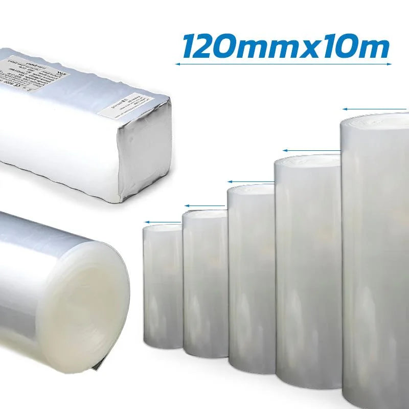 Gaine thermorétractable transparente 120mm 10M