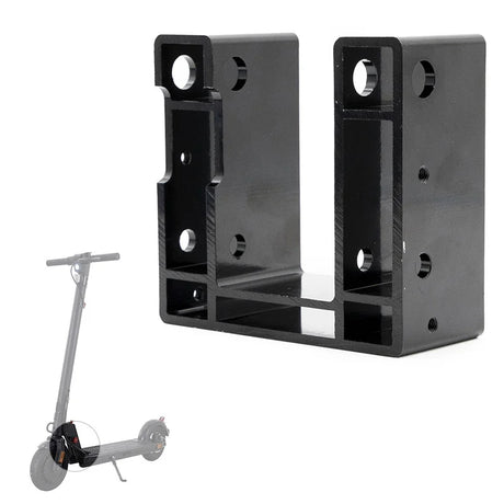 Assemblage de pliage d'origine pour Wispeed T855, vue arrière du mécanisme de pliage avec points de fixation pour trottinette électrique.