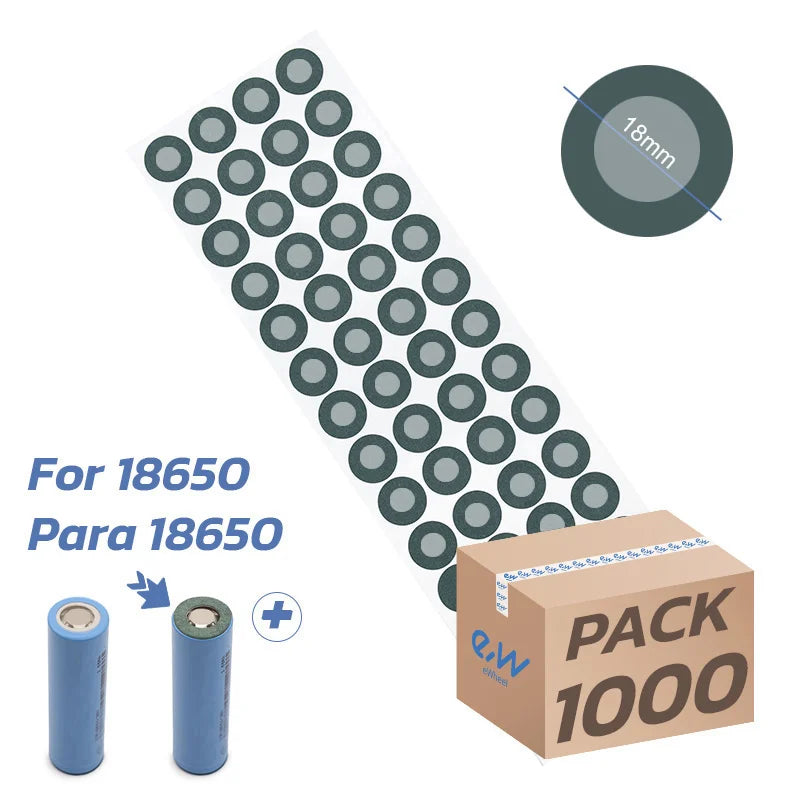 Joint fibre à isolation positive 18650 - 1000pcs
