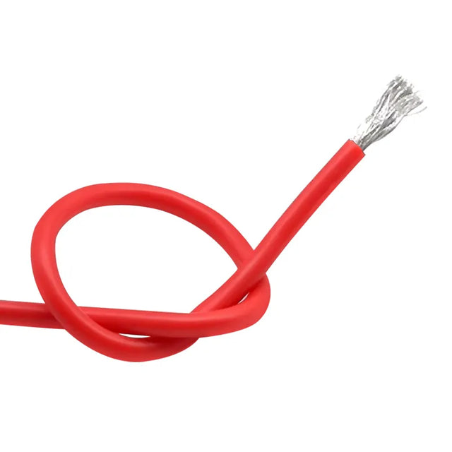 Câble électrique flexible en silicone 20 AWG – pa couleur : rouge