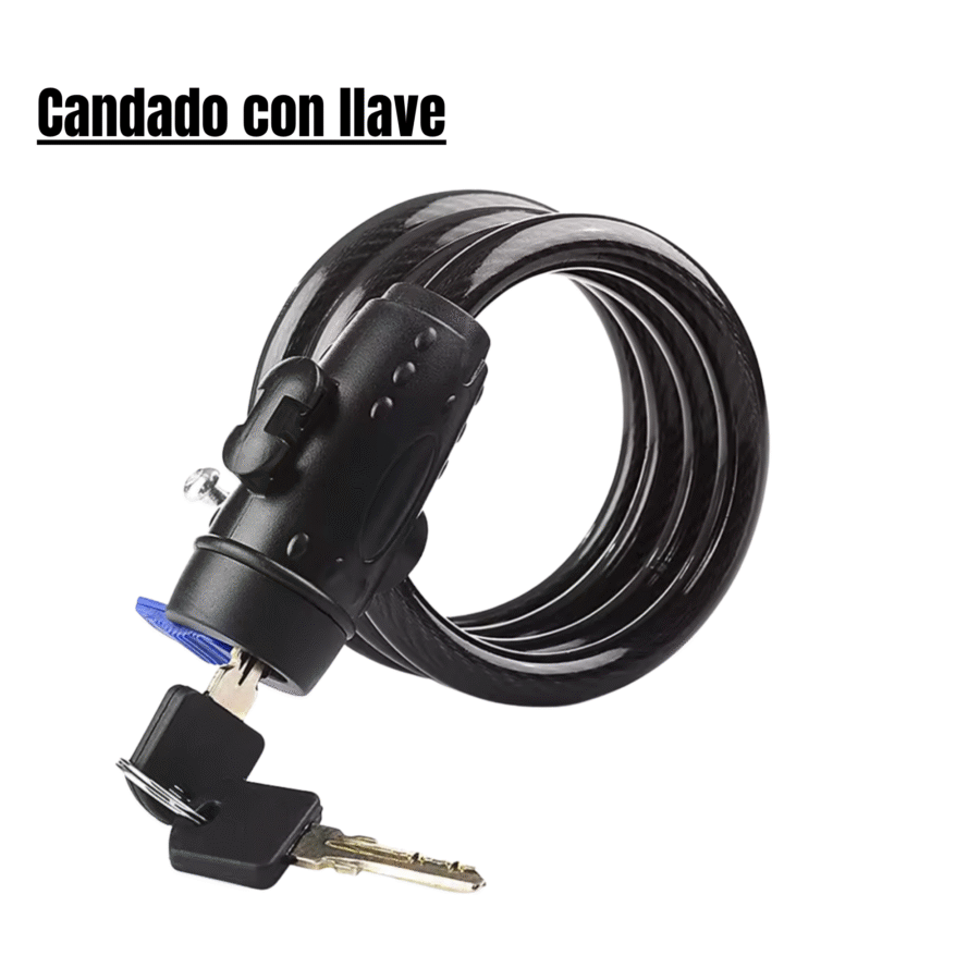 Antivol avec clé pour vélo ou scooter