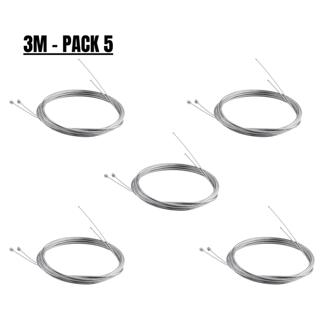 Câble de frein universel pour vélos et scooters 3M [pack 5]