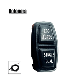 Panneau de boutons de commutation à double moteur Eco Turbo